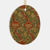 William Morris Wandle English Floral Design Keramik Ornament (Rechts)