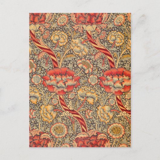 William Morris Wandle für Chintz Design Postkarte (Vorderseite)