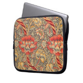 William Morris Wandle für Chintz-Entwurf Laptopschutzhülle (Vorderseite Links)