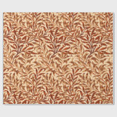 William Morris-Weide-Ast, Brown und Beige Geschenkpapier (Flach)