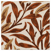 William Morris-Weide-Ast, Brown und Beige Stoff (Nahaufnahme)