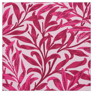 William Morris-Weide-Ast, Fuchsien-Rosa Stoff