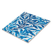William Morris-Weide-Ast, Kobalt-Blau u. Weiß Fliese (Seite)
