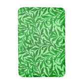 William Morris-Weide-Ast, Smaragdgrün Badematte (Vorderseite Vertikal)