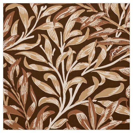 William Morris-Weide-Ast, Taupe und Brown Stoff (Muster)