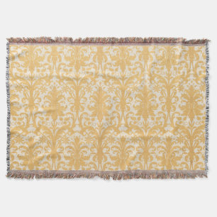 William Morris Weide & Gold Damast Luxus Decke