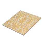 William Morris Weide & Gold Damast Luxus Fliese (Seite)
