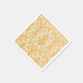 William Morris Weide & Gold Damast Luxus Serviette (Ecke)