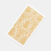 William Morris Weide & Gold Damast Luxus Serviette (Ecke)