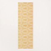 William Morris Weide & Gold Damast Luxus Yogamatte (Vorderseite)