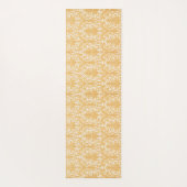 William Morris Weide & Gold Damast Luxus Yogamatte (Rückseite)