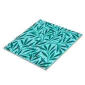 William Morris-Weide-Muster, Türkis u. Aqua Fliese (Seite)