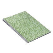 William Morris Weidenblüten Klassisches Grün Notizblock (Rechte Seite)