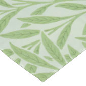 William Morris Weidenblüten Klassisches Grün Tischdecke (Schrägansicht)