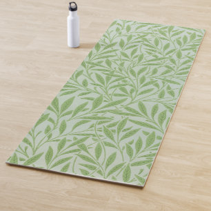William Morris Weidenblüten Klassisches Grün Yogamatte