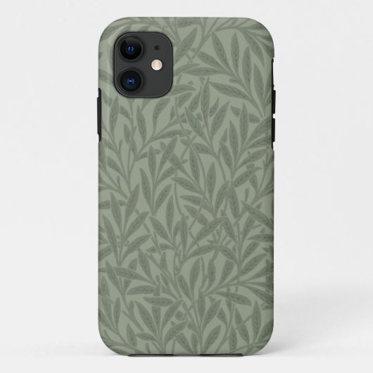 William Morris Weidenmuster Antik Hellgrün Case-Mate iPhone Hülle (Rückseite)
