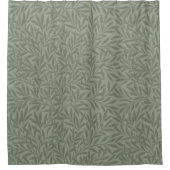William Morris Weidenmuster Antik Hellgrün Duschvorhang (Vorderseite)