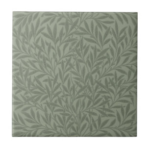 William Morris Weidenmuster Antik Hellgrün Fliese