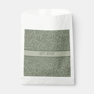 William Morris Weidenmuster Antik Hellgrün Geschenktütchen