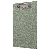 William Morris Weidenmuster Antik Hellgrün Klemmbrett (Links)