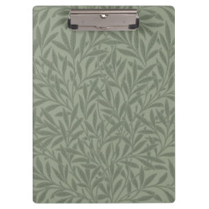 William Morris Weidenmuster Antik Hellgrün Klemmbrett