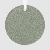 William Morris Weidenmuster Antik Hellgrün Ornament (Rückseite)