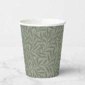 William Morris Weidenmuster Antik Hellgrün Pappbecher (Links)