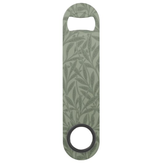 William Morris Weidenmuster Antik Hellgrün Speed Flaschenöffner (Vorderseite)