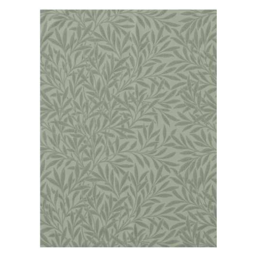 William Morris Weidenmuster Antik Hellgrün Tischdecke (Vorderseite)