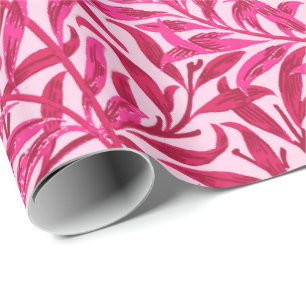 William Morris Weidenzweig, Fuchsia Rosa Geschenkpapier