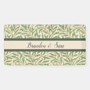 William Morris Weidenzweig Garten Blume Klassiker Banner