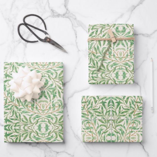 William Morris Weidenzweig Geschenkpapier Set (Vorderseite)