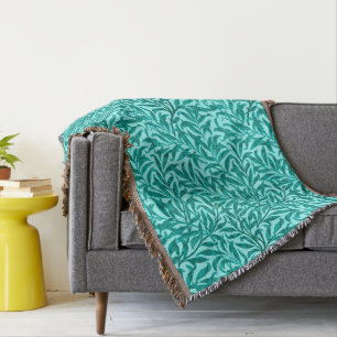 William Morris Weidenzweig, Türkis und Aqua Decke