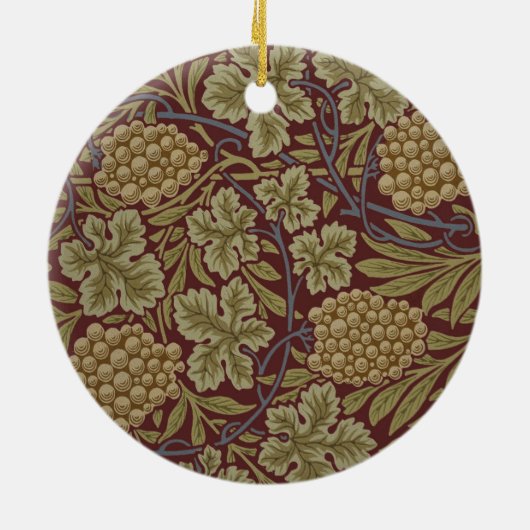William Morris Weinroute Mendrisiotto Keramik Ornament (Hinten)