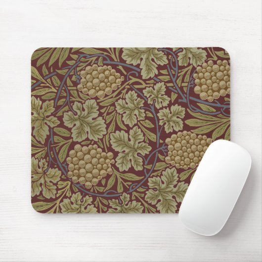 William Morris Weinroute Mendrisiotto Mousepad (Mit Mouse)
