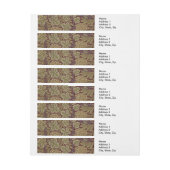 William Morris Weinroute Mendrisiotto Rundum-Adressaufkleber (Bogen)