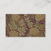 William Morris Weinroute Mendrisiotto Visitenkarte (Rückseite)