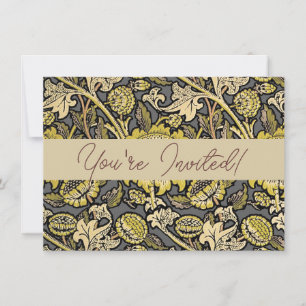 William Morris Wey Floral Arts Crafts Tapete Einladung
