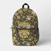 William Morris Wey Floral Wallpaper Bedruckter Rucksack (Vorderseite)