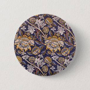 William Morris Wey Floral Wallpaper Button