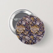 William Morris Wey Floral Wallpaper Button (Vorne & Hinten)