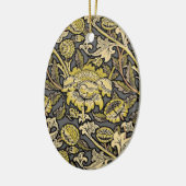 William Morris Wey Floral Wallpaper Keramik Ornament (Links)