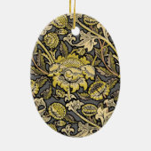 William Morris Wey Floral Wallpaper Keramik Ornament (Hinten)