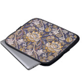 William Morris Wey Floral Wallpaper Laptopschutzhülle (Vorne Knopf)