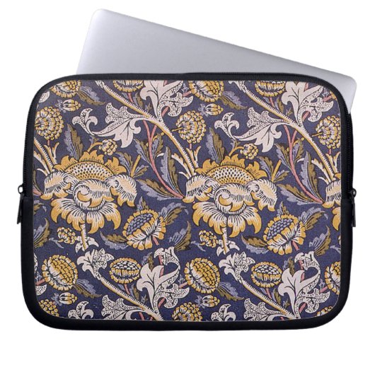 William Morris Wey Floral Wallpaper Laptopschutzhülle (Vorderseite)