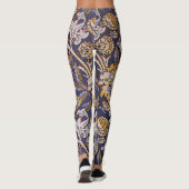 William Morris Wey Floral Wallpaper Leggings (Rückseite)
