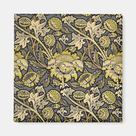 William Morris Wey Floral Wallpaper Magnet (Vorne)