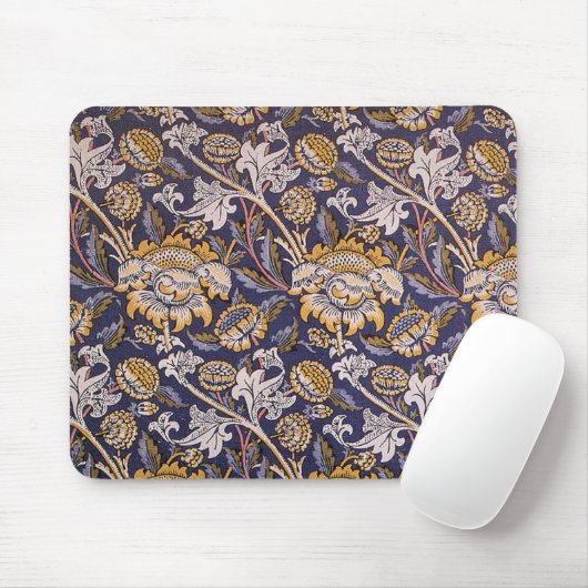 William Morris Wey Floral Wallpaper Mousepad (Mit Mouse)