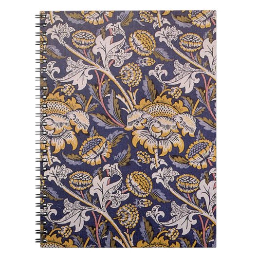 William Morris Wey Floral Wallpaper Notizblock (Vorderseite)