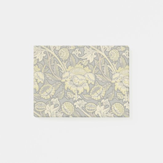 William Morris Wey Floral Wallpaper Post-it Klebezettel (Vorderseite)